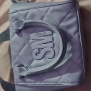 Steve Madden Bbabi mini tote bag in light blue